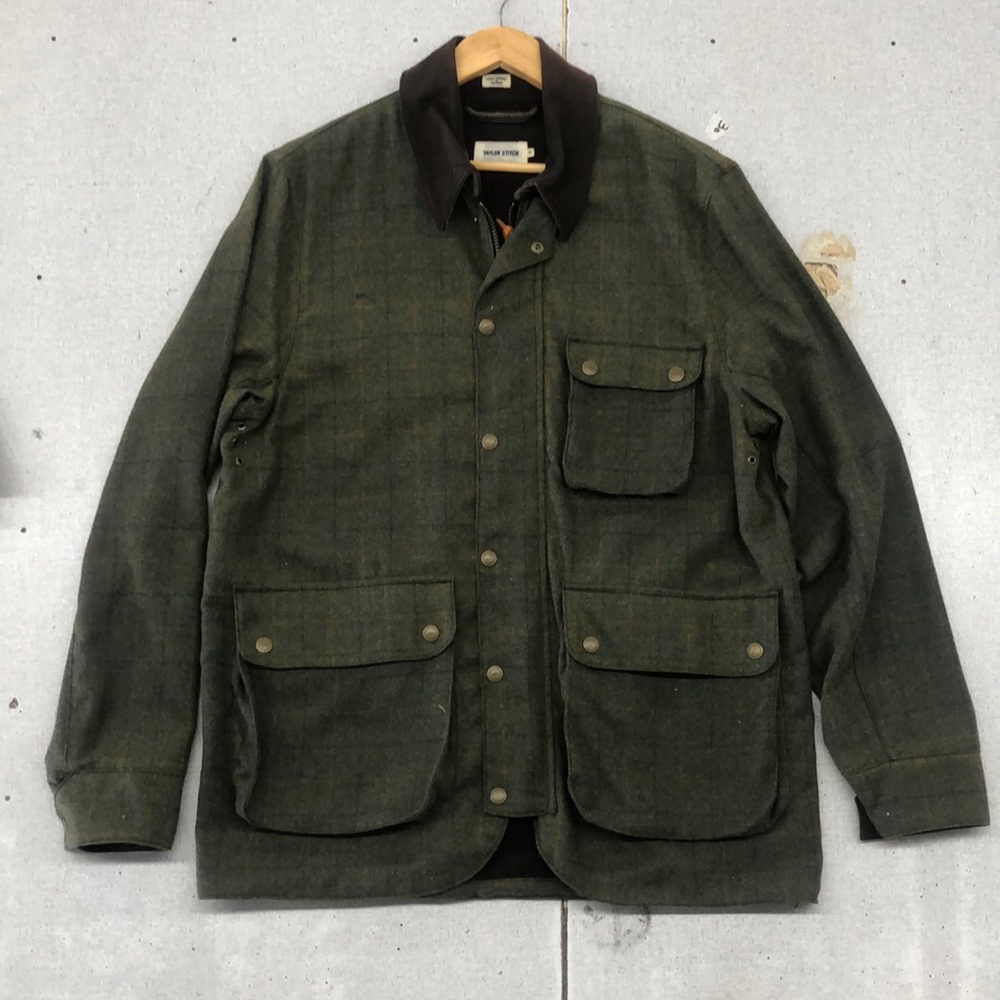 Taylor Stitch Wool Chore Coat - Plaid